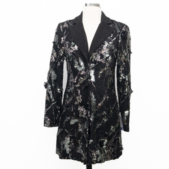 Dress The Population. Berkley Sequin Blazer Dress. - Picture 2 of 16